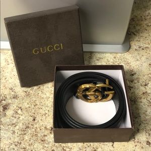 Gucci Double-G Leather Belt